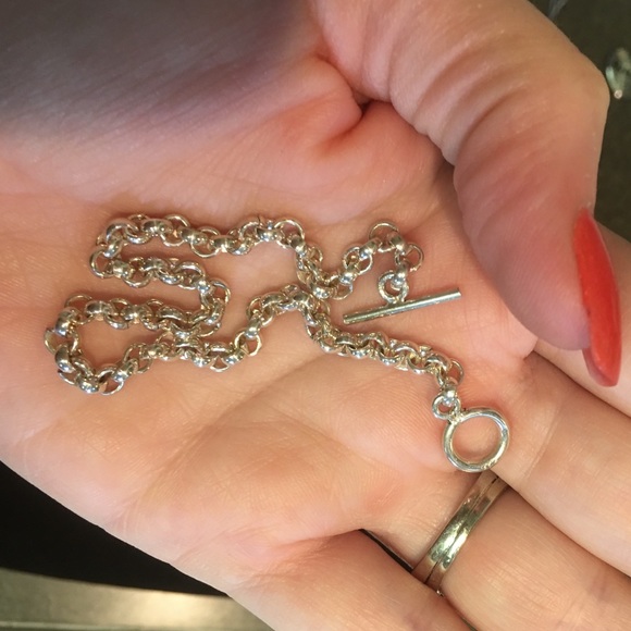 7.5 in solid Sterling silver bracelet .925 - Picture 2 of 2